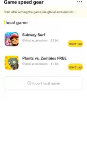 Game speed gear Screenshot 1