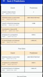 Correct Score Predictions Screenshot 5