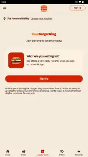 Burger King App: Food & Drink Screenshot 2
