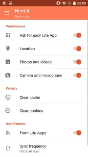 Hermit Lite Apps Browser Screenshot 7