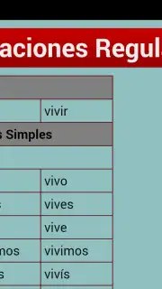 Spanish Verb Trainer Screenshot 2