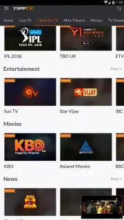 YuppTV LiveTV, Live Cricket Screenshot 9