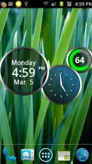 Rings Digital Weather Clock Screenshot 4