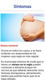 Saber si estoy embarazada Screenshot 2