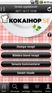Kokaihop.se Screenshot 5