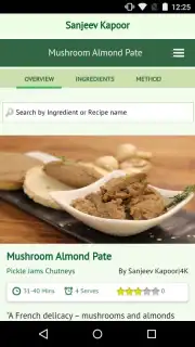 Sanjeev Kapoor’s Recipes Screenshot 3