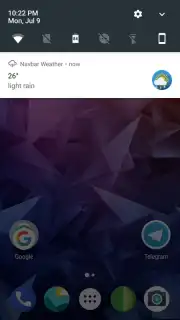 Navbar Weather Screenshot 3