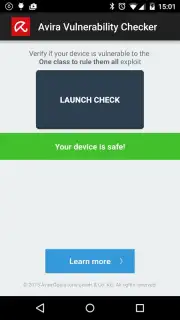 Avira Vulnerability Checker Screenshot 2
