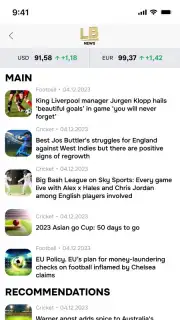 Linebet News Screenshot 5