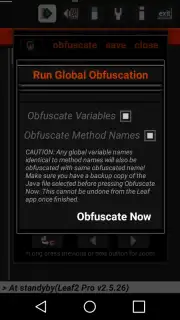 Leaf Pro Java Obfuscator Screenshot 6