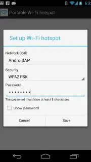 Portable Wi-Fi hotspot Screenshot 3