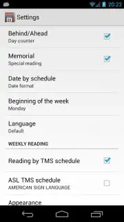 Bible Reading Schedule Screenshot 1