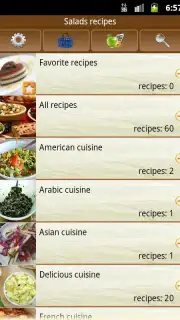 Salad recipes Screenshot 4