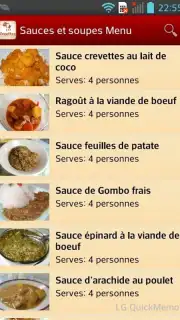 Recettes Africaines Screenshot 3