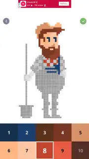 Pixel Art - Color by Number Book Screenshot 10