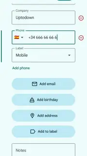 Google Contacts Screenshot 1