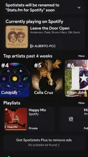 Spotistats for Spotify Screenshot 5