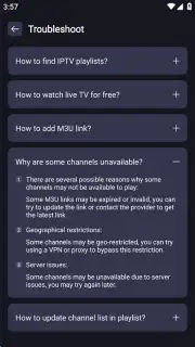 IPTV Player Screenshot 2