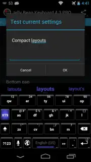Jelly Bean Keyboard 4.3 Screenshot 6
