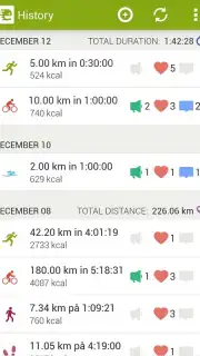 Endomondo Sports Tracker Screenshot 3