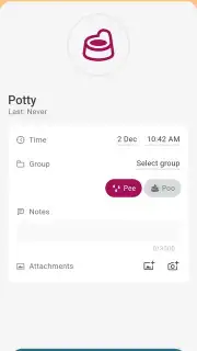 Baby Daybook Screenshot 2