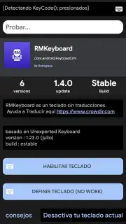 RM Keyboard Screenshot 1