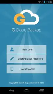 G Cloud Backup Screenshot 2
