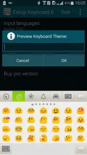 Emoji Keyboard 6 Screenshot 1