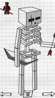 Draw heroes minecraft Screenshot 1