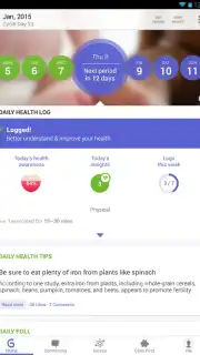Glow - Period Tracker Screenshot 3