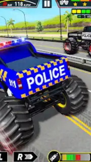 Police Monster Truck Car Games Screenshot 4