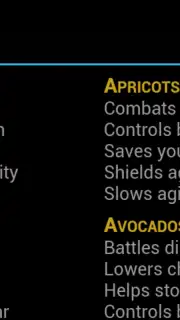 Healthy Food Chart Screenshot 1