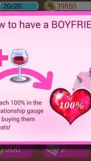 Star Girl: Valentine Hearts Screenshot 3
