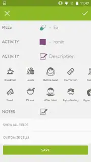 mySugr Diabetes Logbook Screenshot 1