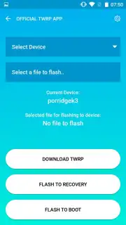 Official TWRP App Screenshot 1