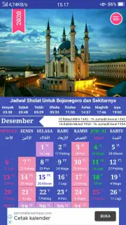 Kalender Puasa Indonesia Screenshot 2