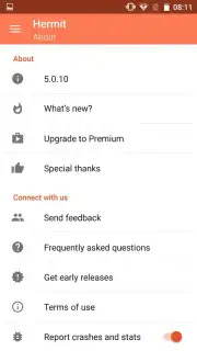 Hermit Lite Apps Browser Screenshot 1