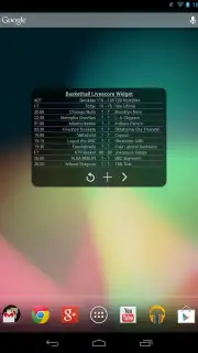 Basketball Livescore Widget Screenshot 19