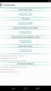 Anti theft alarm Screenshot 5