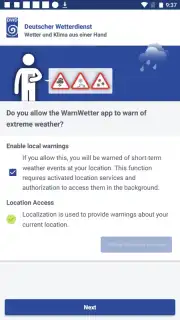 WarnWetter Screenshot 2