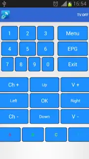 TV remote app Screenshot 2
