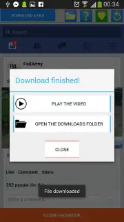 Fast Facebook Video Downloader Screenshot 3