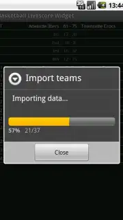 Basketball Livescore Widget Screenshot 9