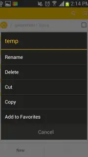 dodol File Explorer Screenshot 1