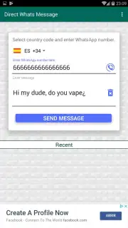 Direct Whats Message Screenshot 4