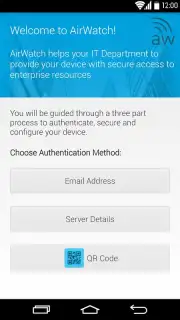 AirWatch Agent Screenshot 2