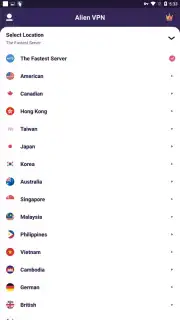 Alien VPN Screenshot 2