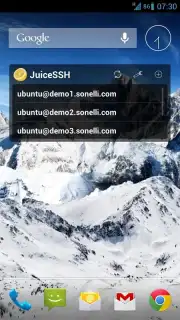 JuiceSSH Screenshot 2
