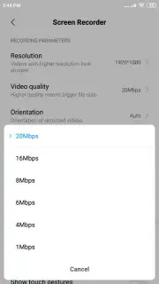 MIUI Screen recorder Screenshot 5