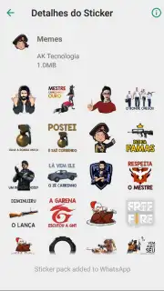Figurinhas FF Screenshot 4